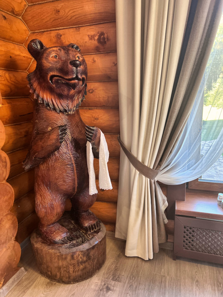 Дом из оцилидрованного бруса в Подмосковье