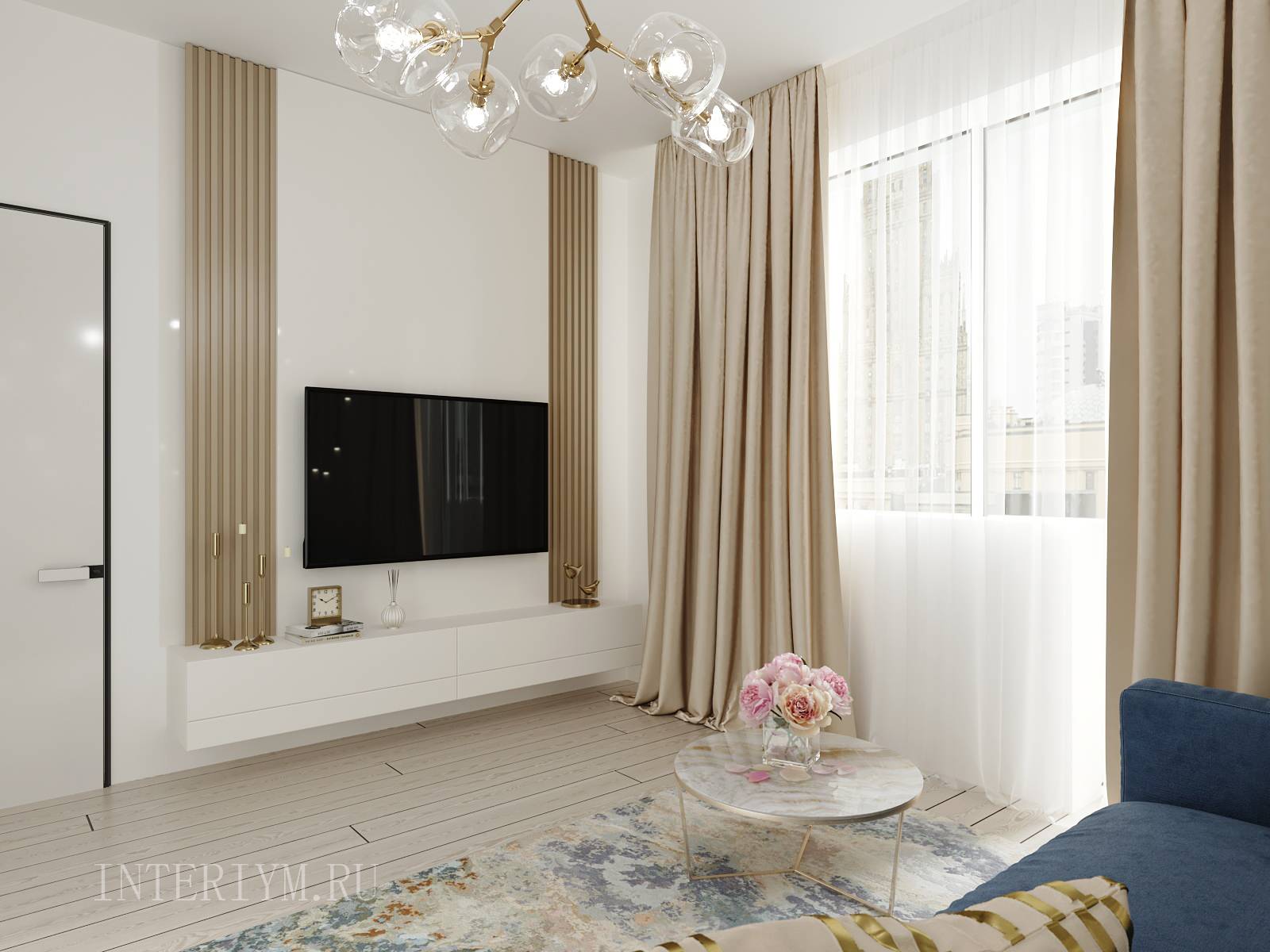 Дизайн гостевой комнаты в кв. по ул. Батальонная, г. Волгоград