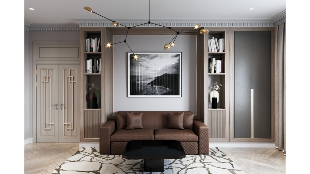 Дом в сосновом бору. Дизайн-проект трёхэтажного частного дома. Пермь