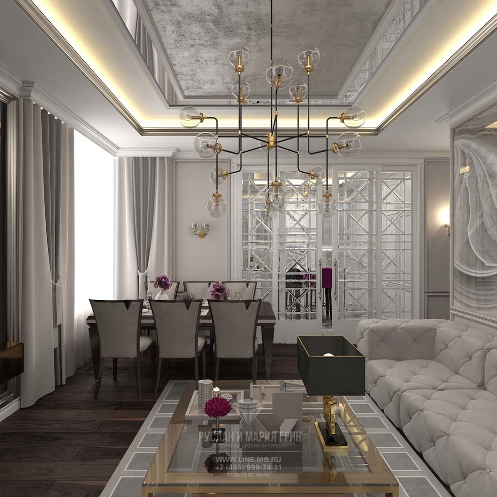 ДИЗАЙН ТРЕХКОМНАТНОЙ КВАРТИРЫ В ЖК «ДОСТОЯНИЕ»