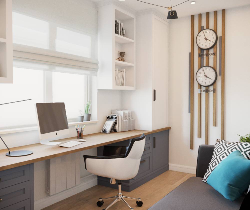 Коттедж в светлых тонах