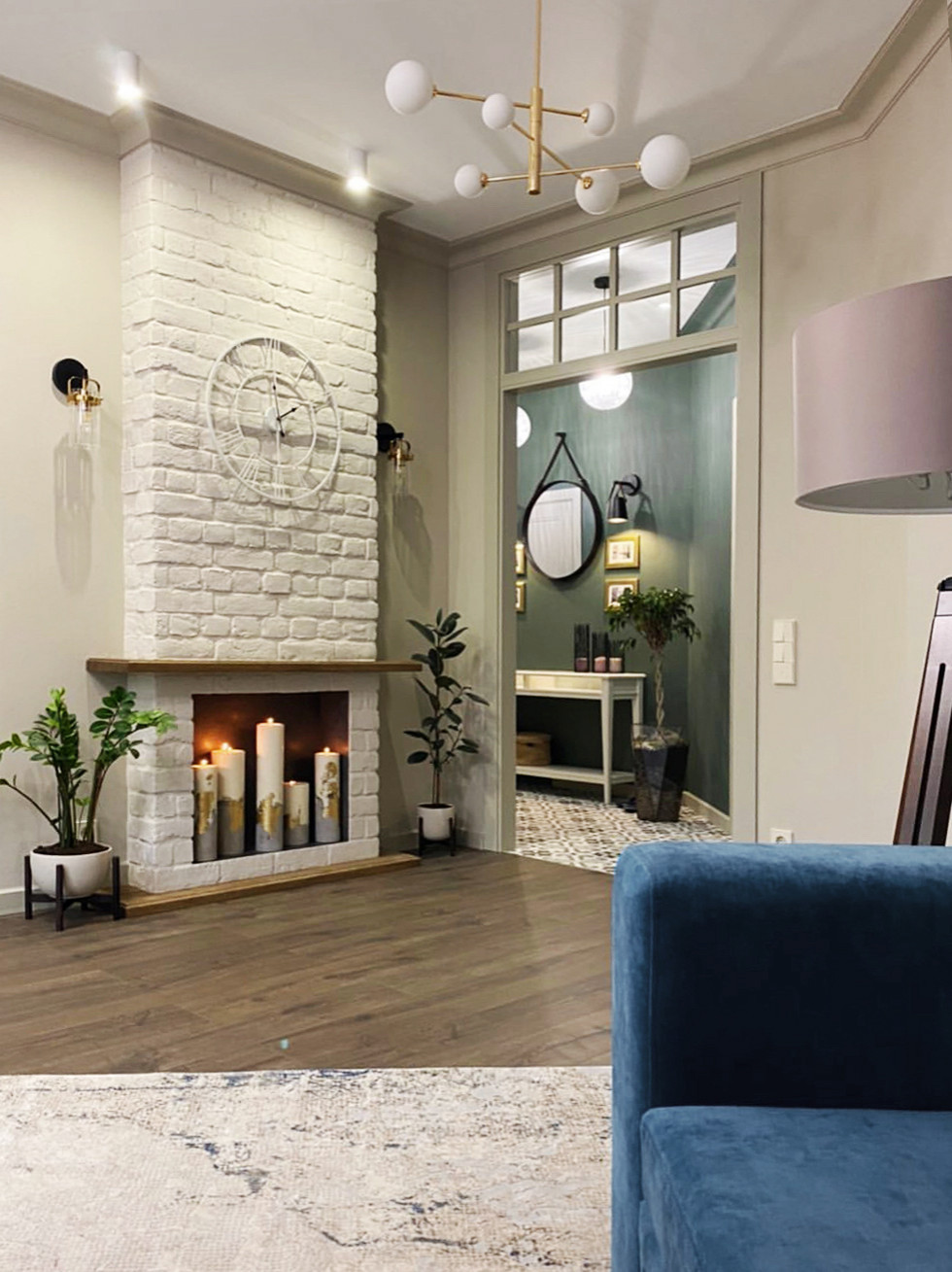 Обложка проекта: Изумрудная шкатулка (ФОТО) 3-комнатная квартира в ЖК "UP квартал Сколковский"