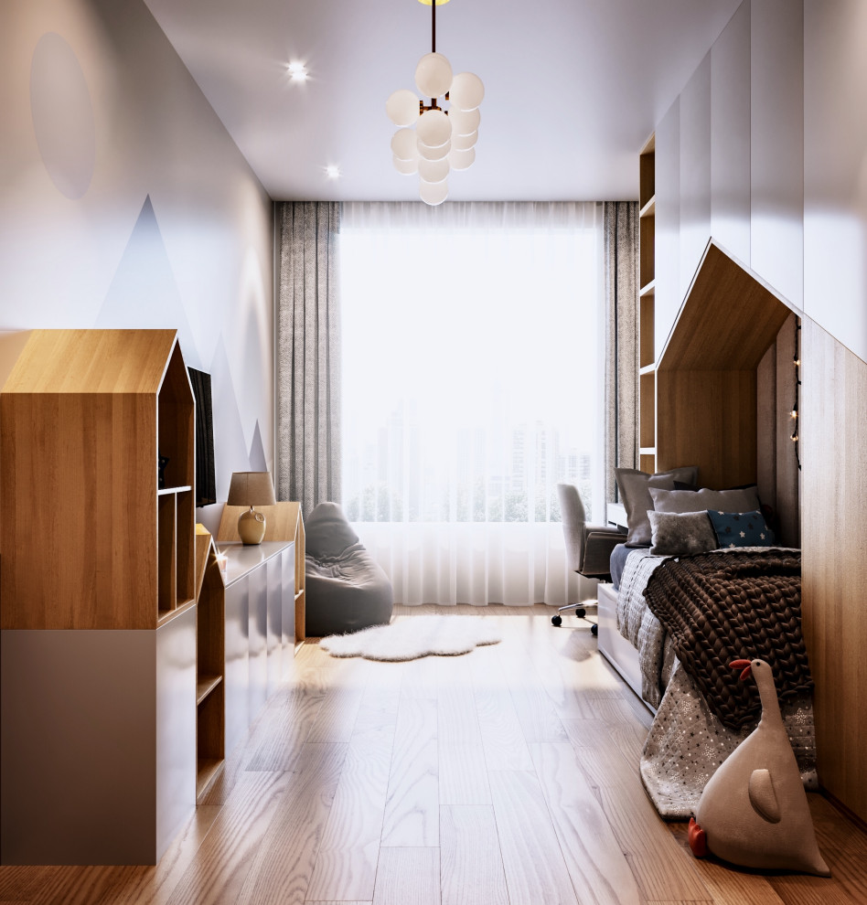 Дизайн-проект детской спальни в г. Москва