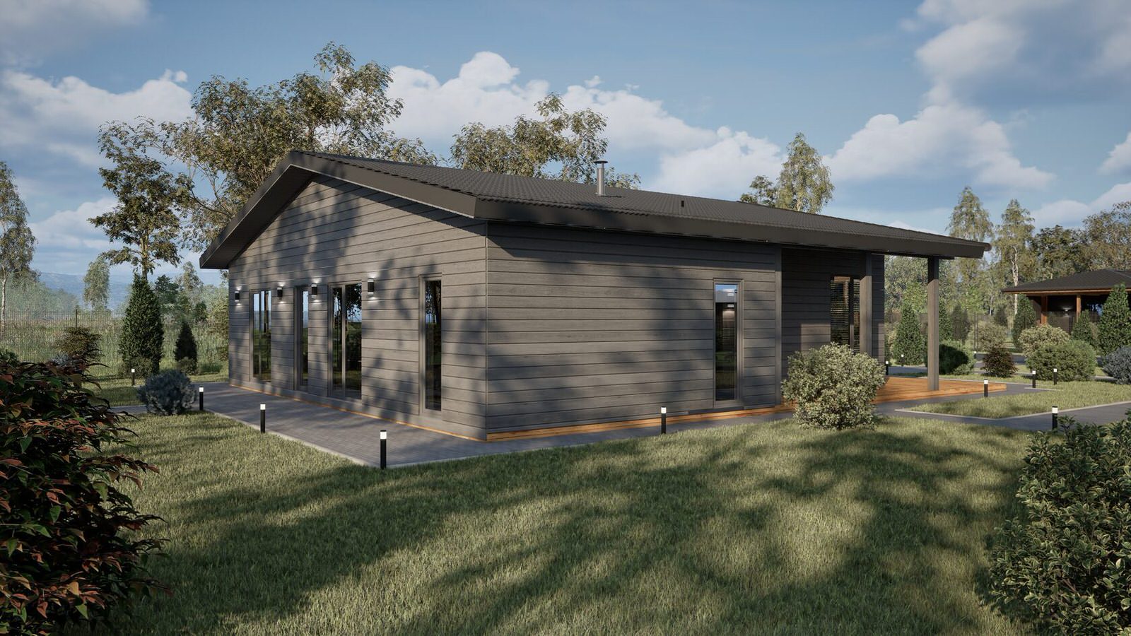 Визуализация Экстерьера КП "Высокий берег"