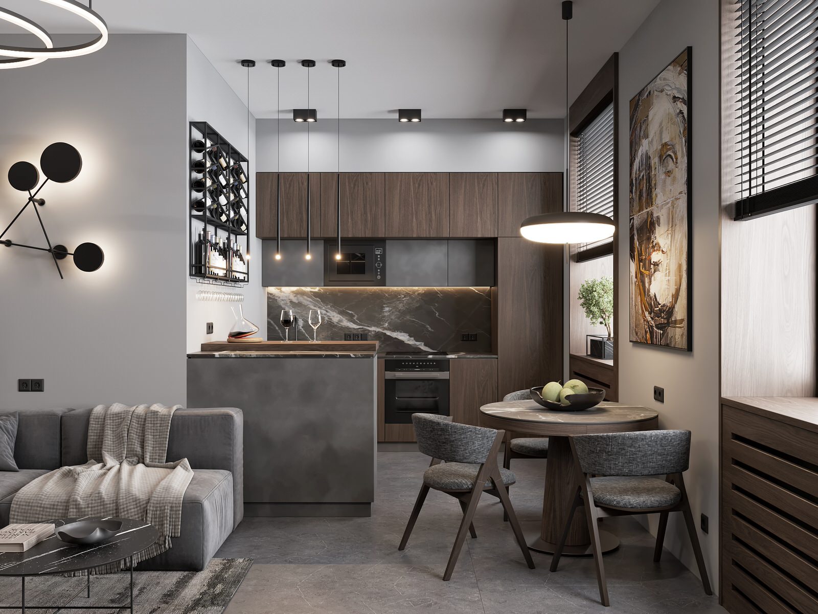 Обложка проекта: Квартира для мужчины в Санкт-Петербурге