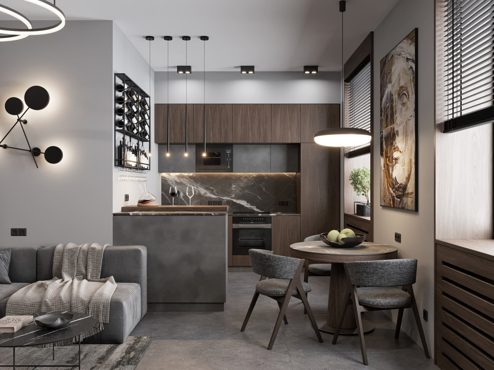 Обложка проекта: Квартира для мужчины в Санкт-Петербурге