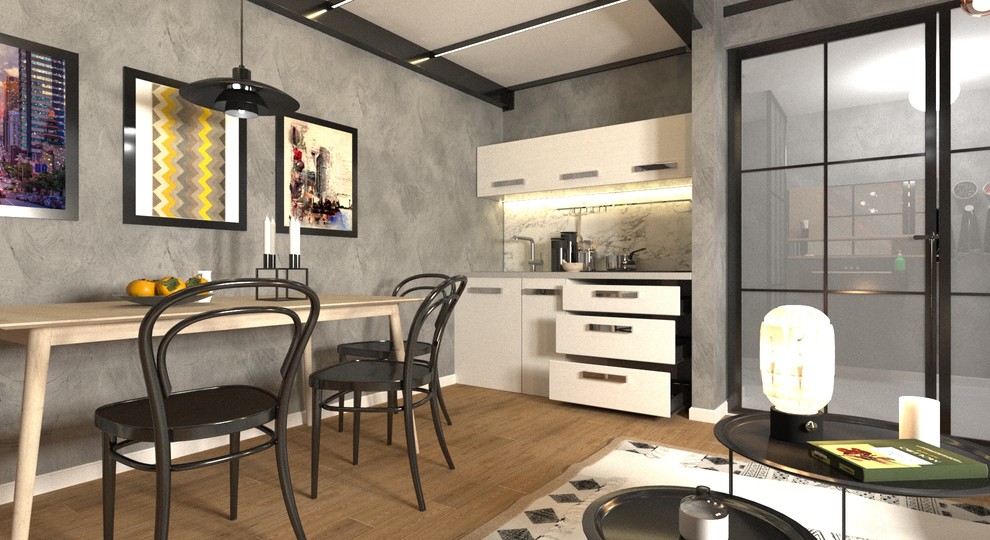 Современный интерьер маленькой квартиры