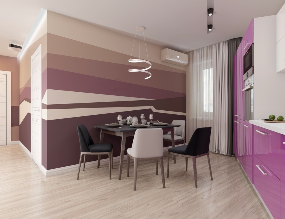 Дизайн - проект 3к. кв. 75 м2 для молодой пары в ЖК Крылья