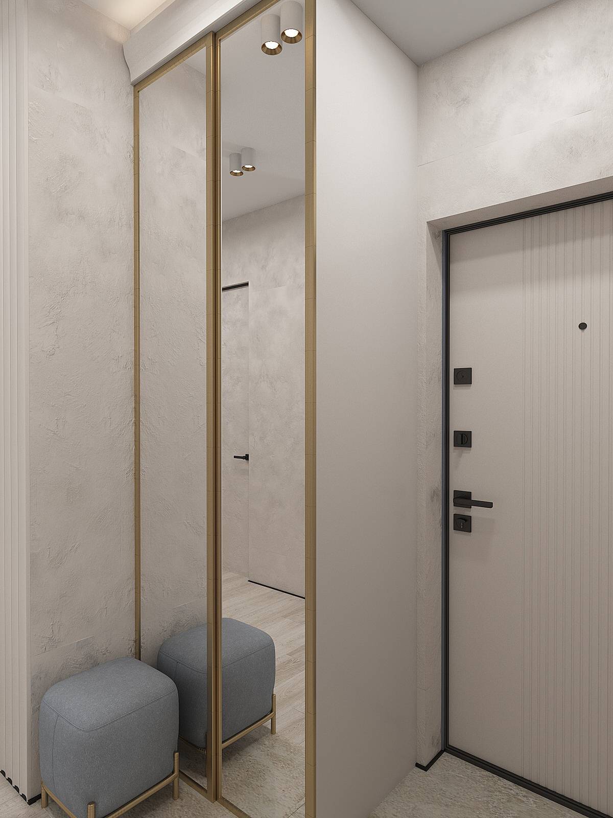 Пространство для семьи с двумя детьми. Москва, ЖК Западный порт