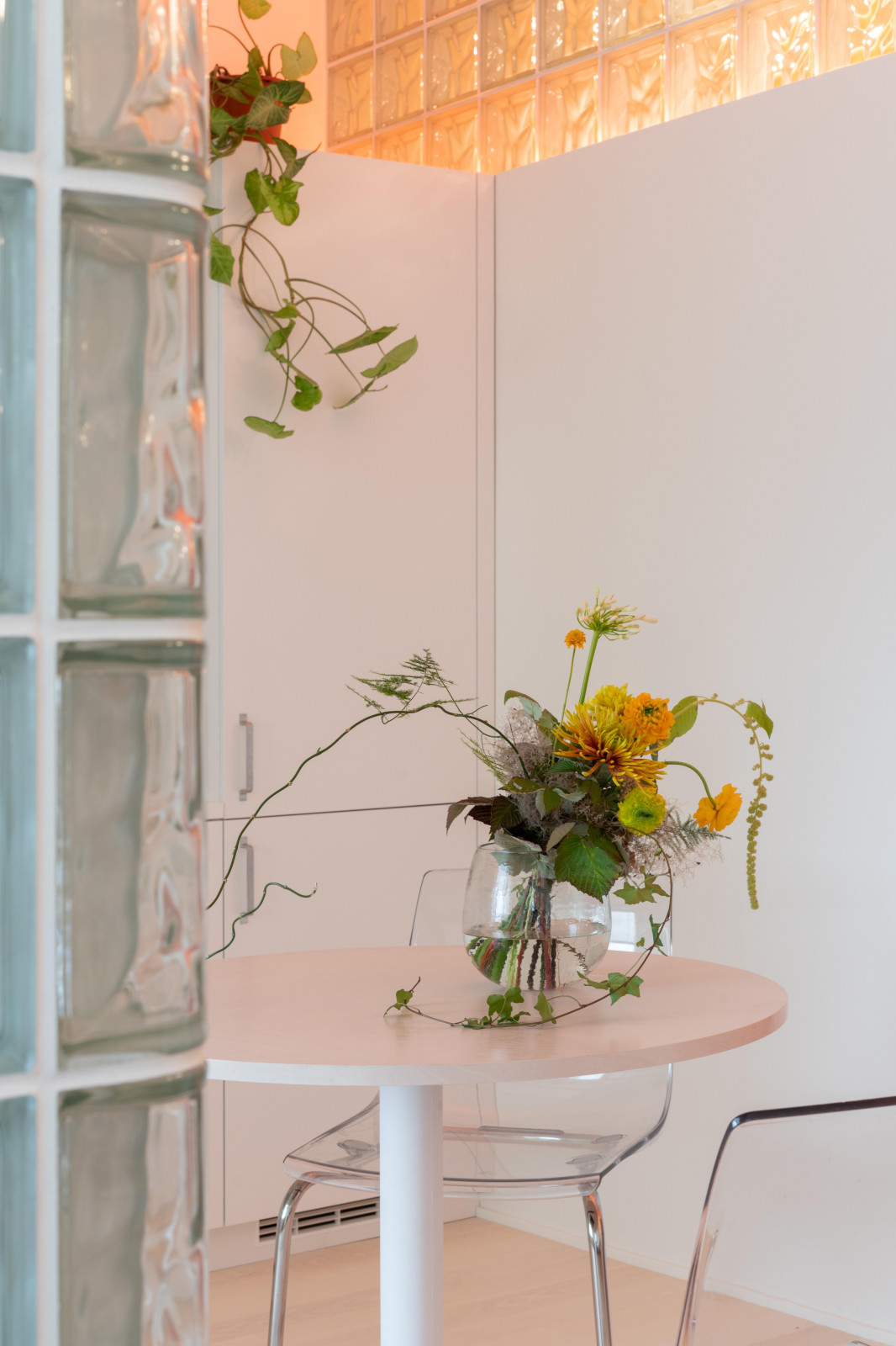 Квартира с стеклоблоками