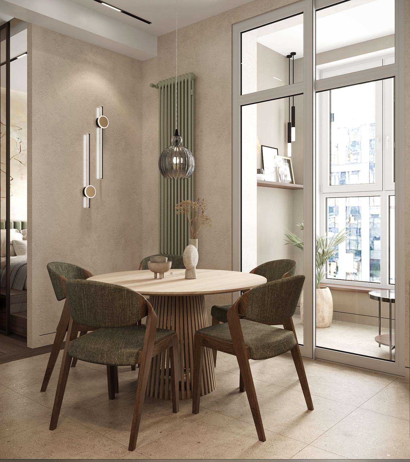 ЖК "Огни". Квартира для большой семьи. Кухня.