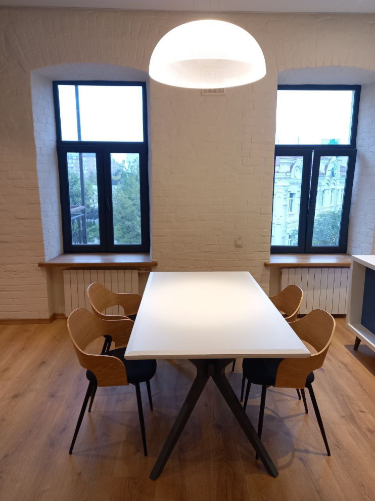 Обложка проекта: Angle sleeper sofa Cortado Light and a wooden legs table perfectly matching mode