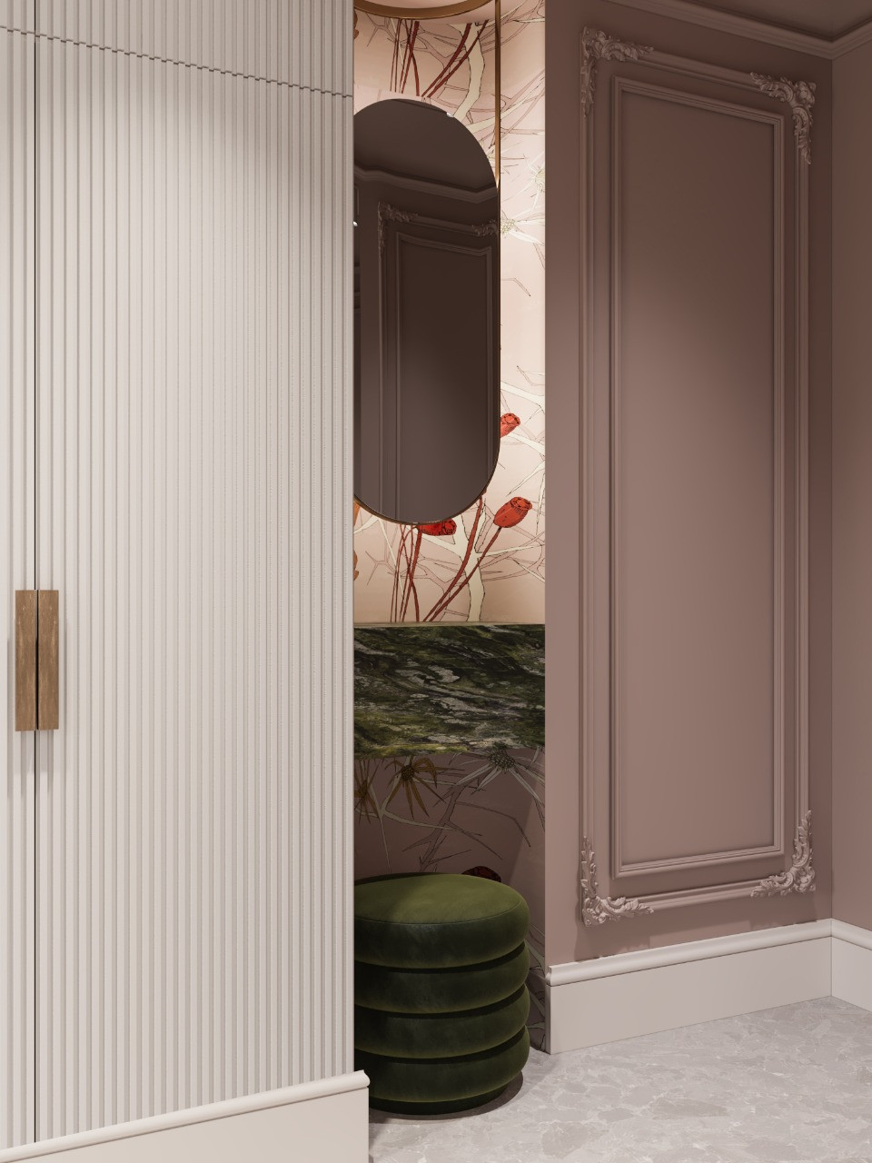 квартира для блогера и дизайнера Дарьи Камаловой (@thecablook)