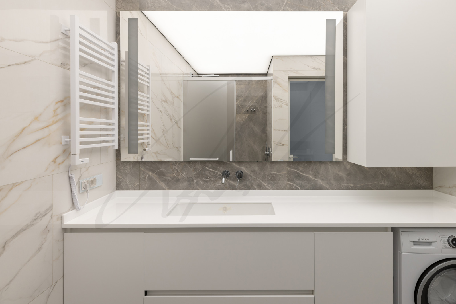 Interior design of Apartment 1481 (shower) by Arkadii Olshevskyi