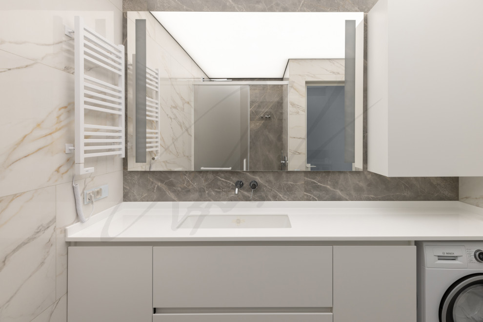 Interior design of Apartment 1481 (shower) by Arkadii Olshevskyi