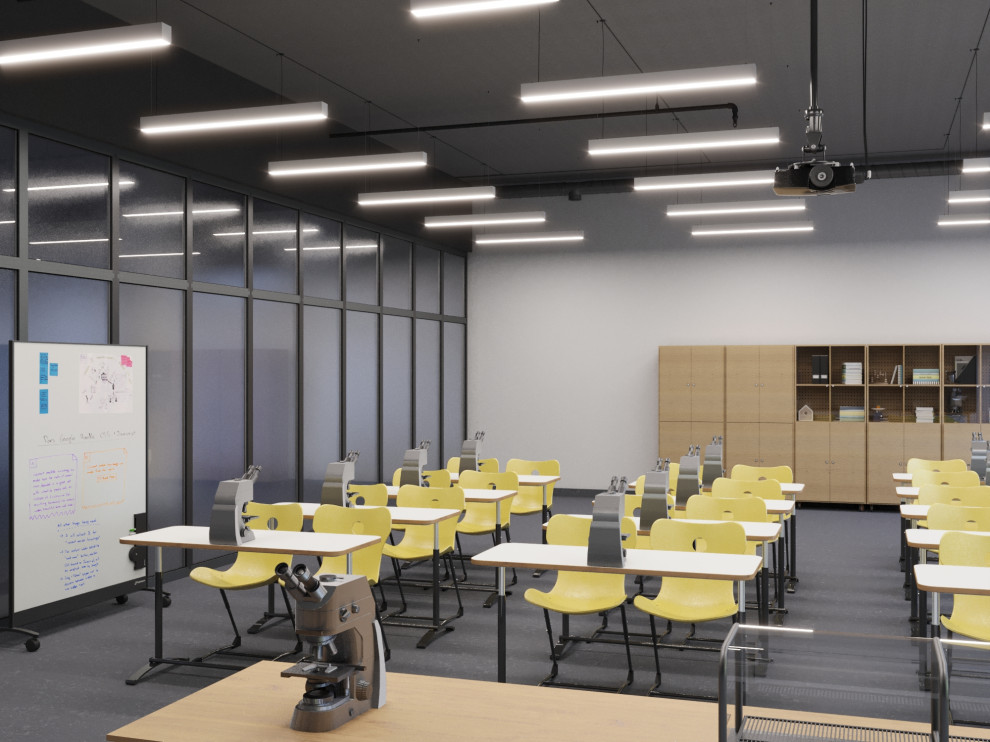 Дизайн-проект интерьеров школы на 825 мест