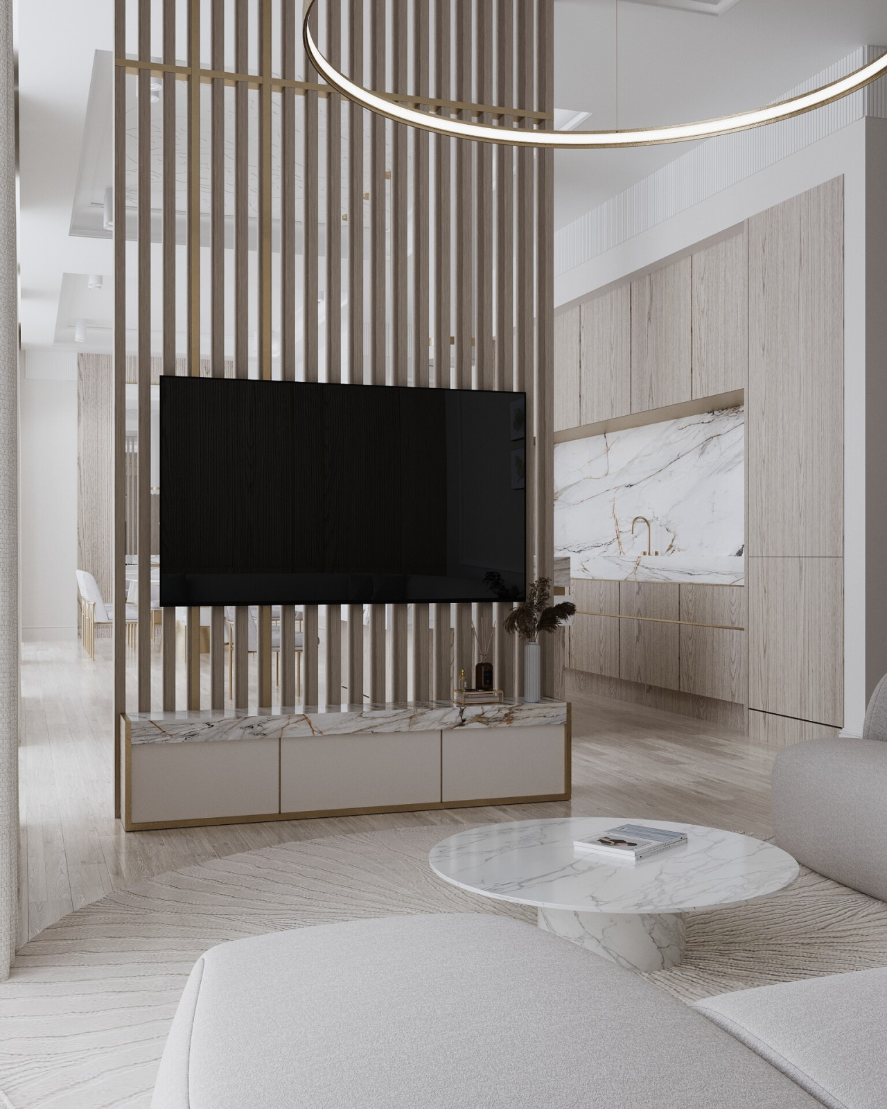 Дизайн квартиры в светлых оттенках