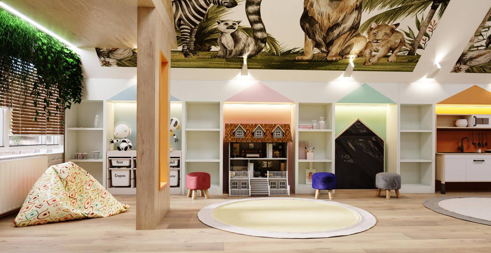 Детская комната Джунгли