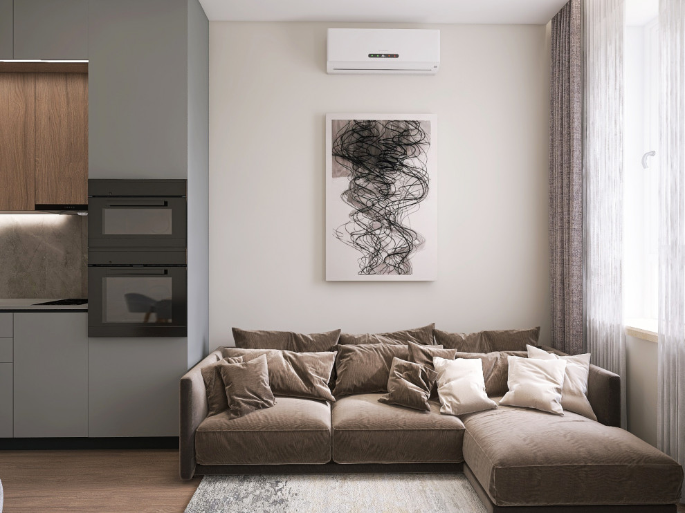 Трехкомнатная квартира в современном стиле ЖК Хвоя