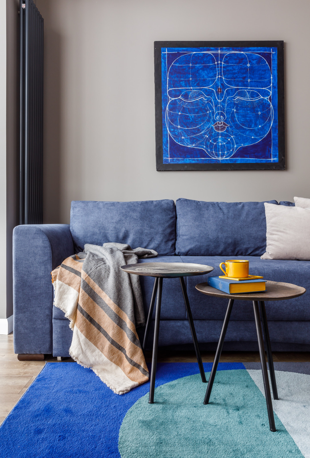 Светлая квартира с яркими акцентами 51 м²