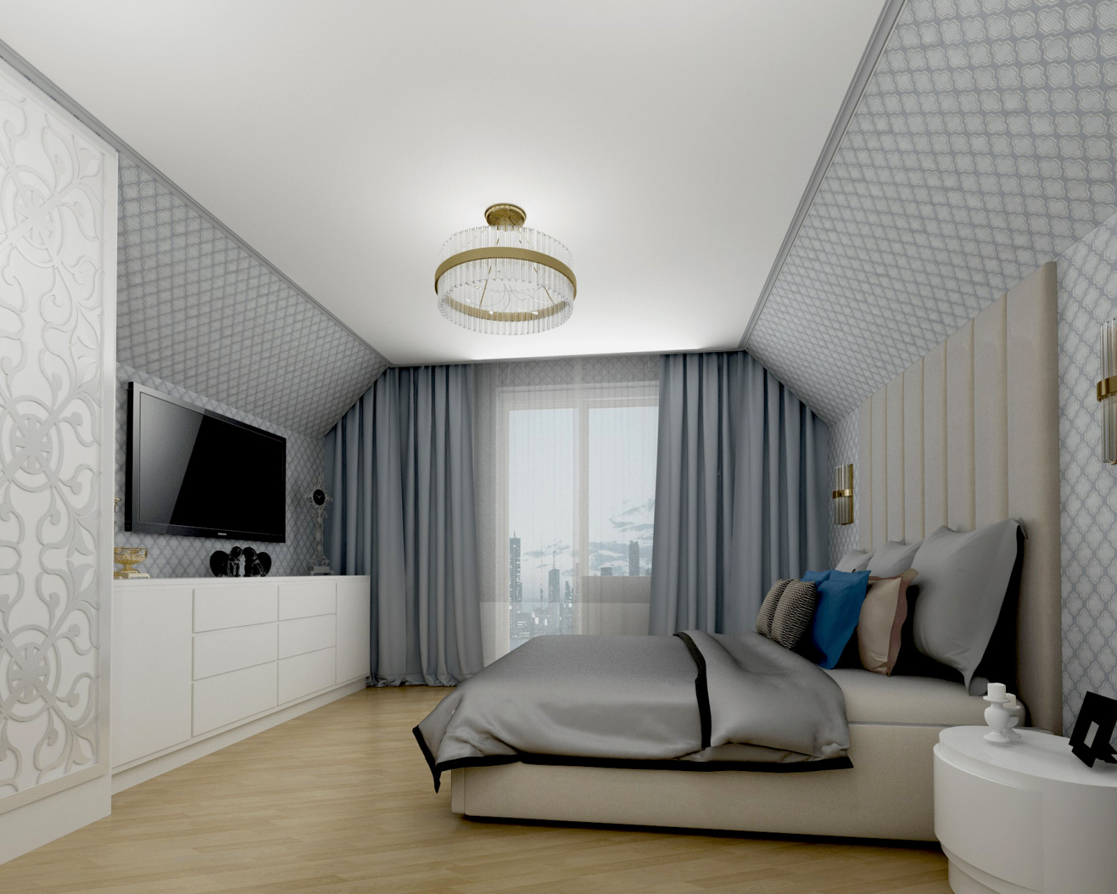 Обложка проекта: спальня  частного дома