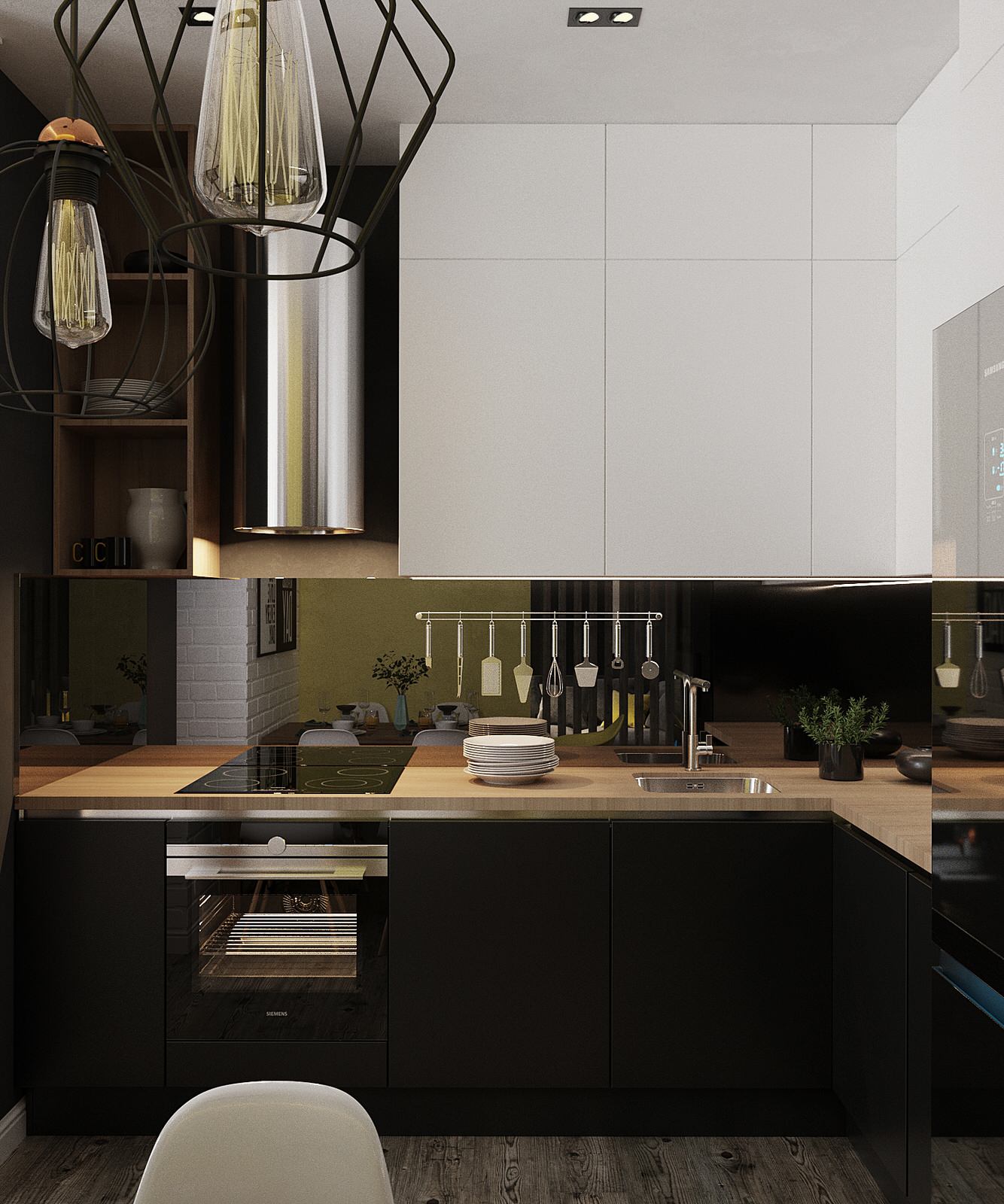 Обложка проекта: Дизайн двухуровневой квартиры в г.Владикавказ