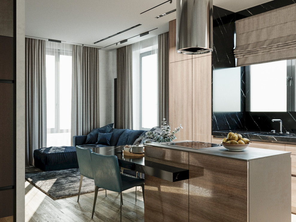 Обложка проекта: Роскошная квартира в ЖК "Пресня сити", площадью 65 кв. м