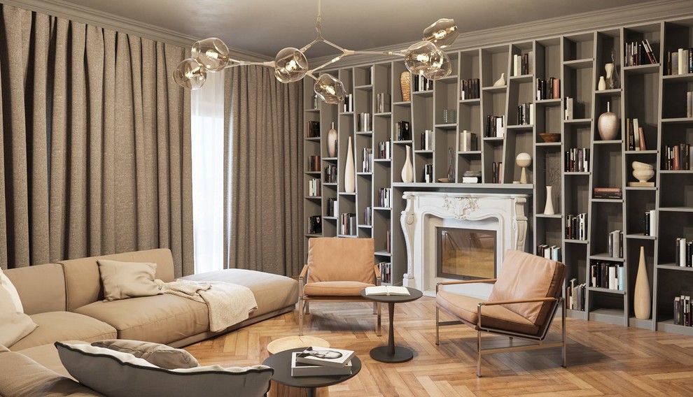 Квартира для холостяка. Около 100м2. Гостиная.