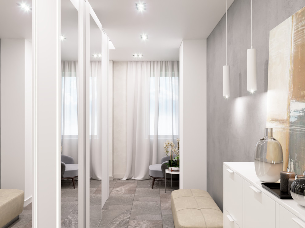 Сдержанный интерьер жилой квартиры