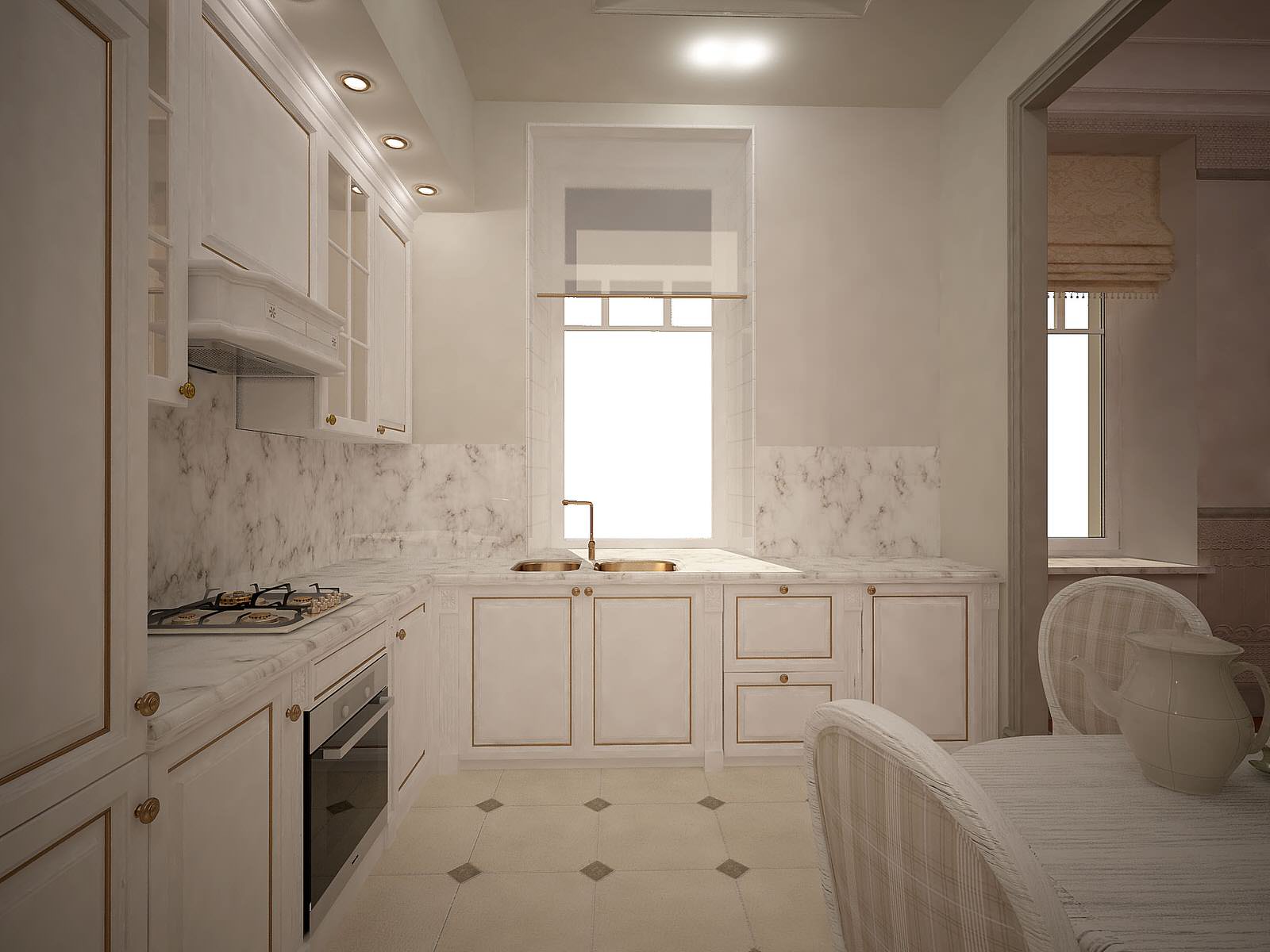 архитектурно-дизайнерский проект квартиры 104 кв.м с частичной перепланировкой