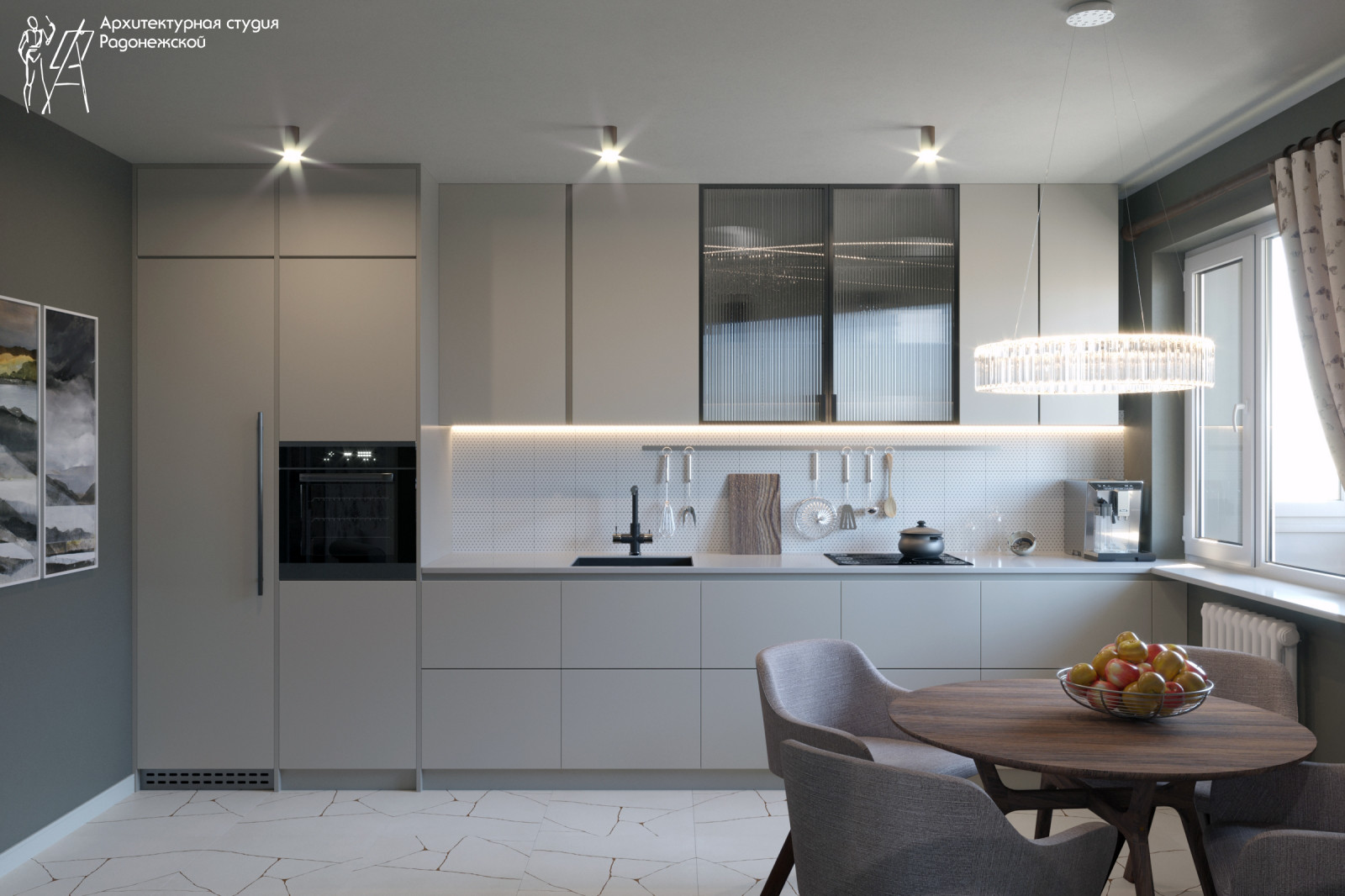 Обложка проекта: Квартира в ЖК по ул. Комсомольской (проект)