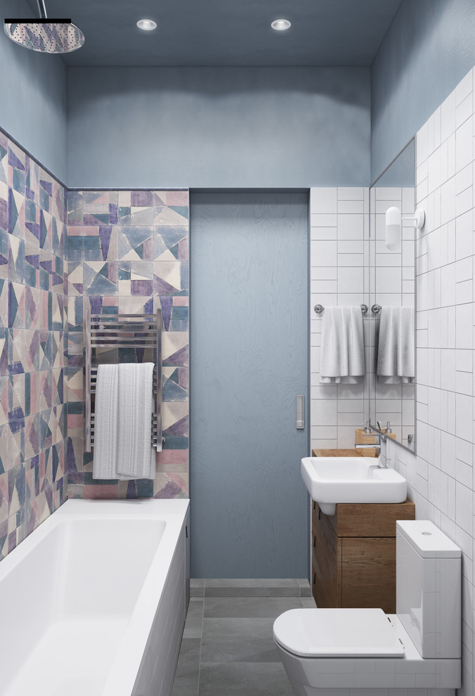 Белая квартира в сталинке с элементами лофта