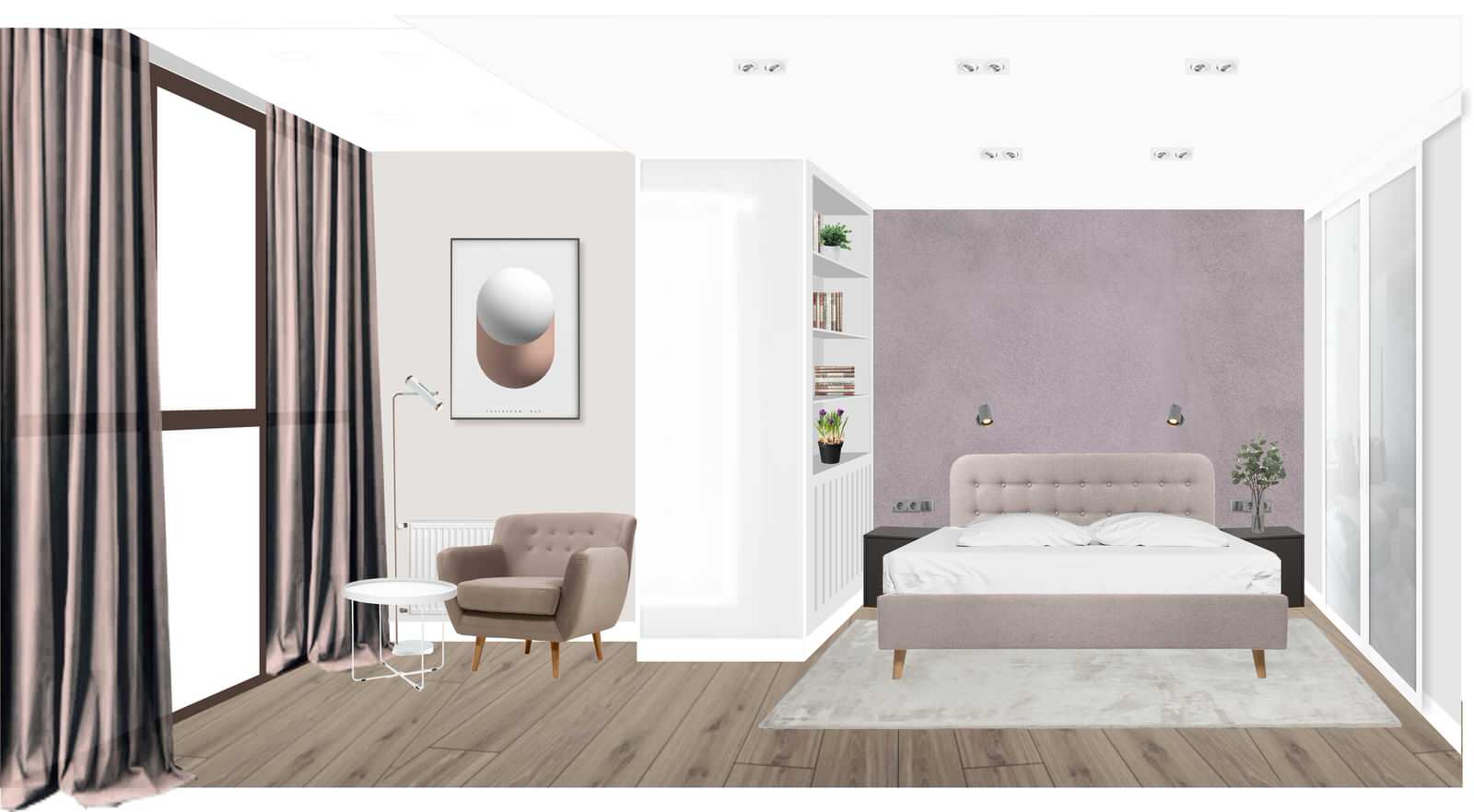 Двухкомнатная квартира в ЖК Прага2