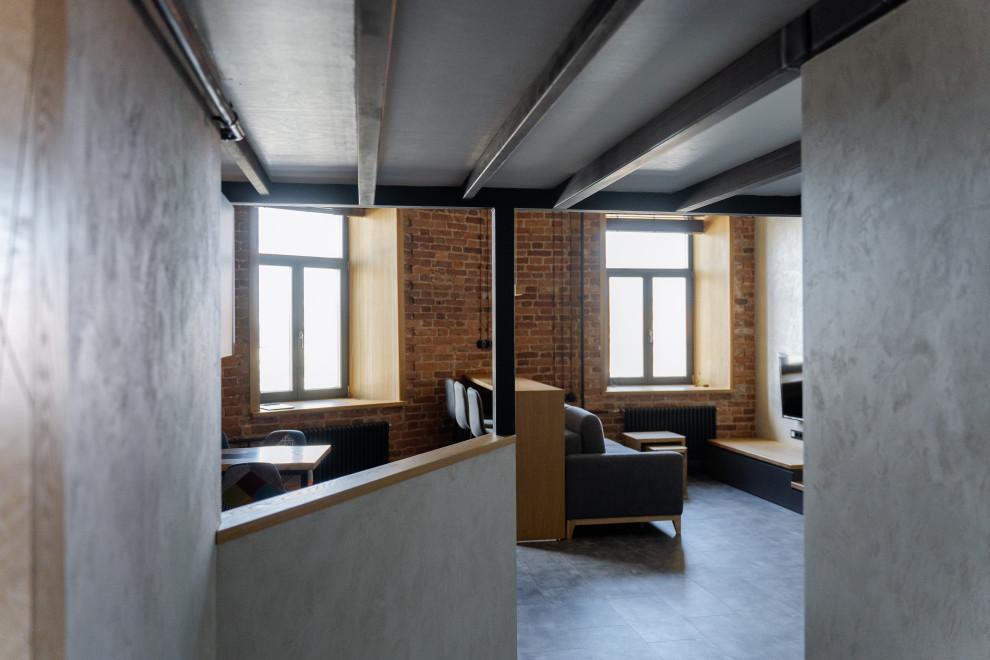 Вид на гостиную из прихожей