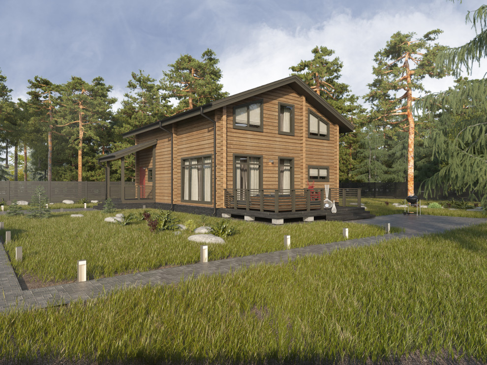 Двухэтажный жилой дом