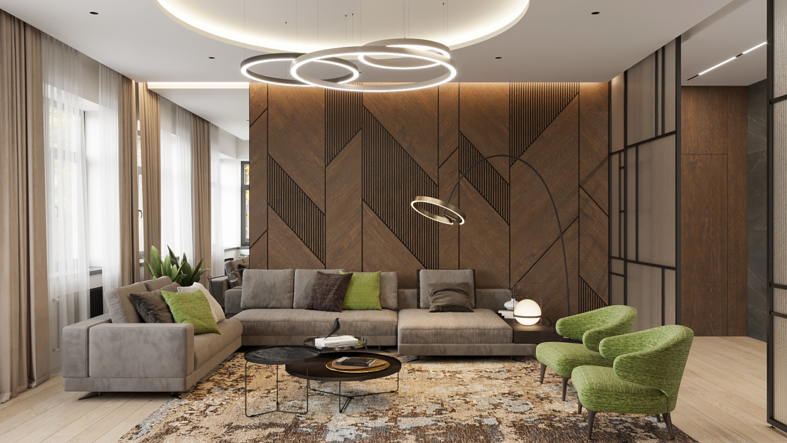 Дизайн интерьера индивидуального жилого дома. КП "Павлово"