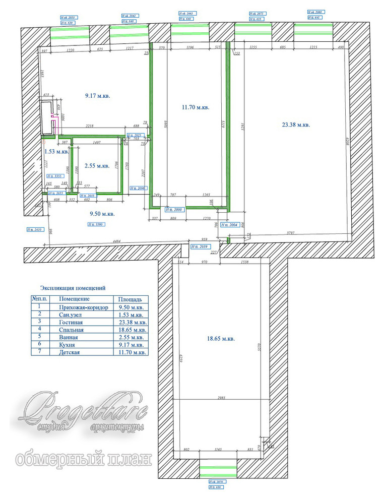 Дизайн квартиры 75 м.кв. в старом фонде Санкт-Петербурга