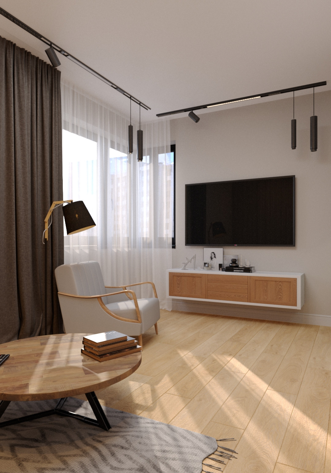 Обложка проекта: квартира в ЖК Парковый