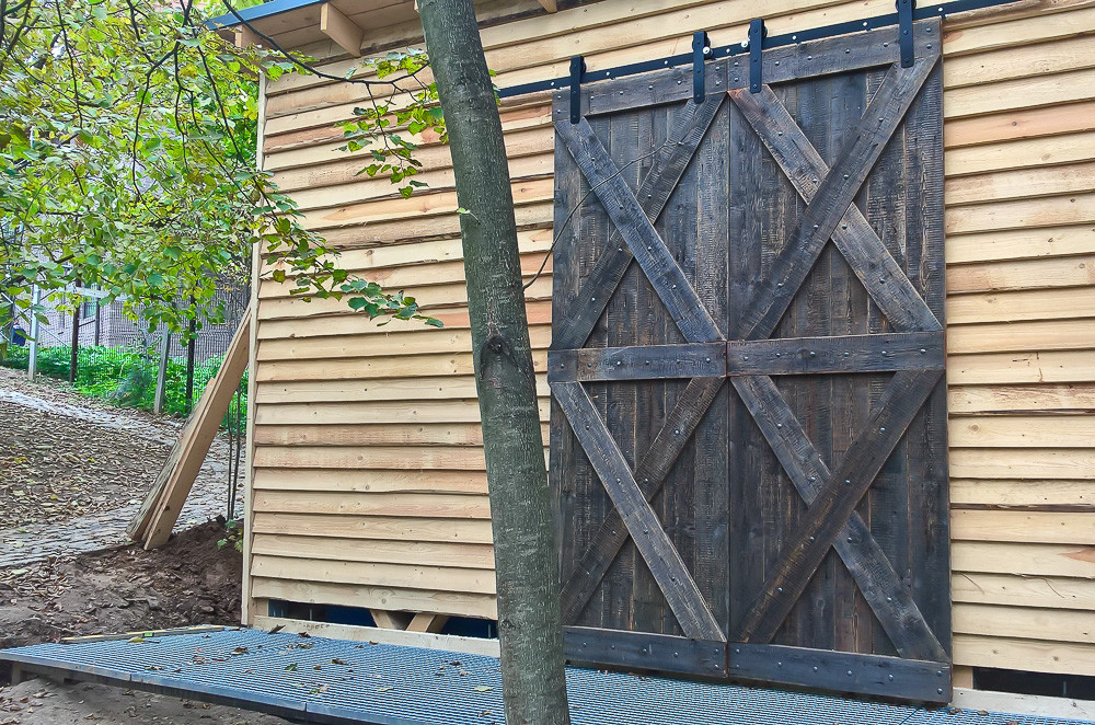 Амбарные раздвижные двери для амбара