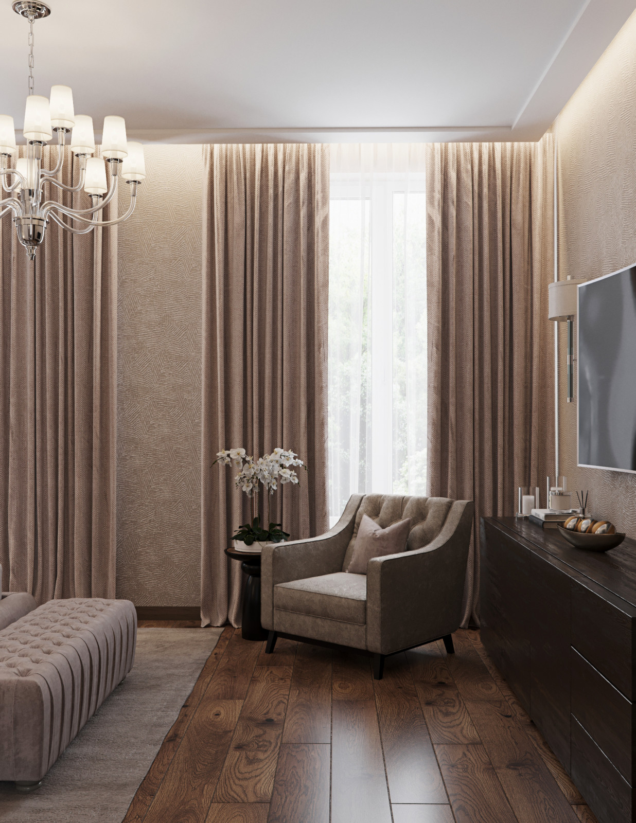Квартира 134 м² в ЖК «Крестовский de luxe»