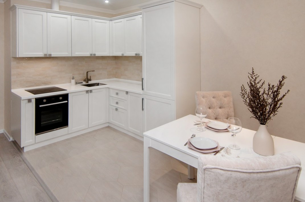 Белая кухня ЖК "Циолковский", Обнинск