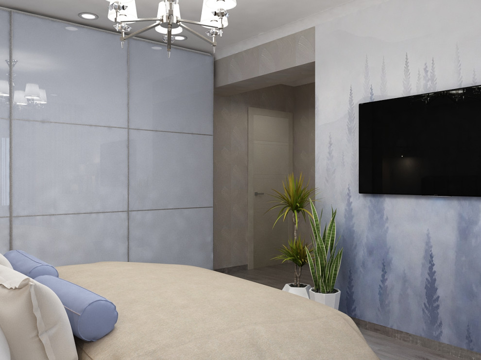 Спальня. 2 варианта визуализации & реализация