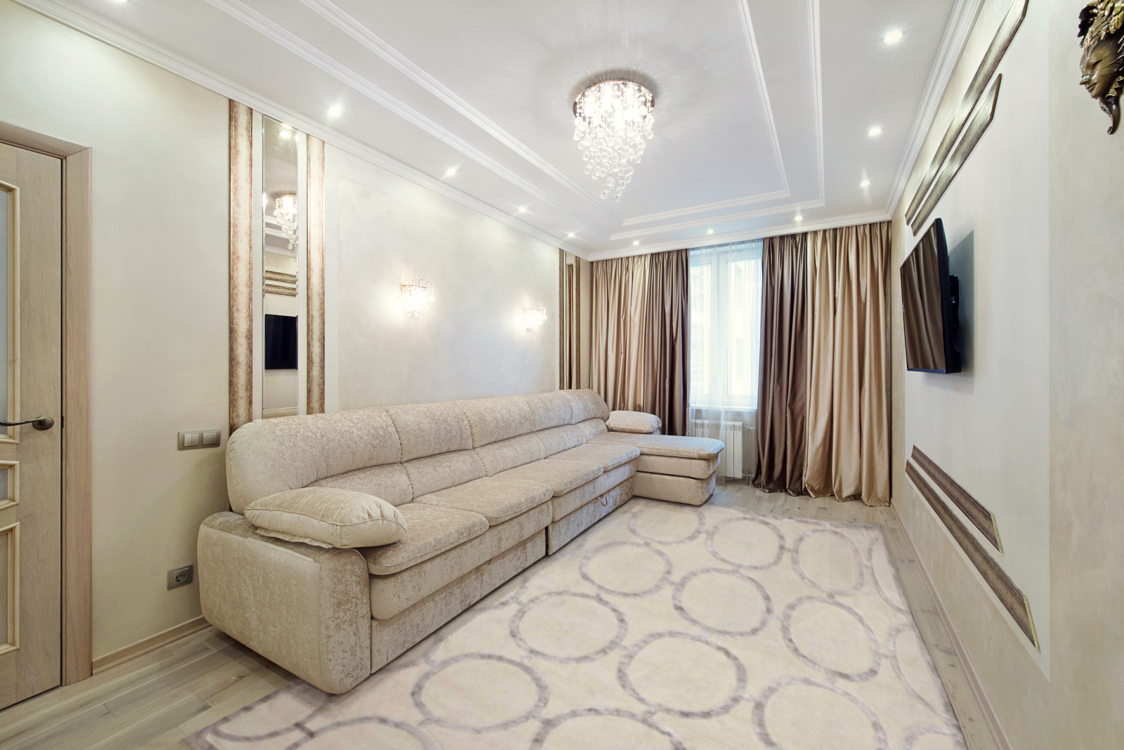 Реализованный проект квартиры в стиле Современная Классика