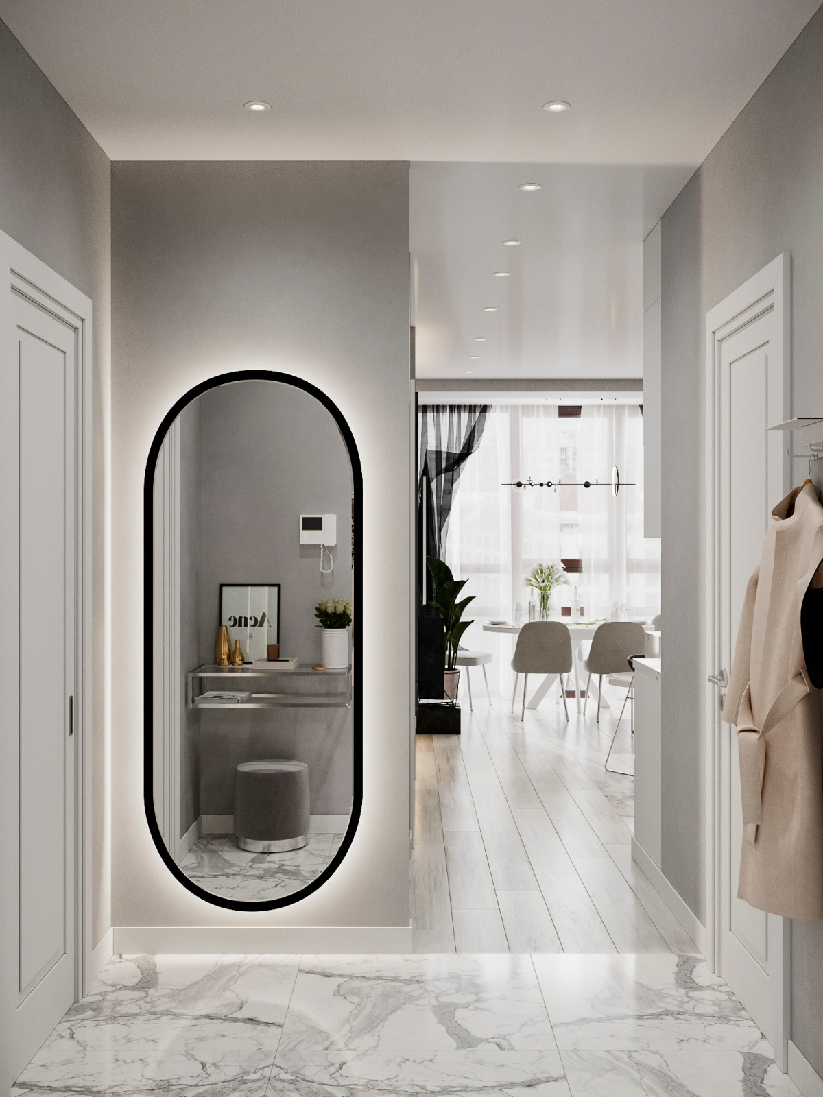 Стильный дизайн 2-х комнатной квартиры