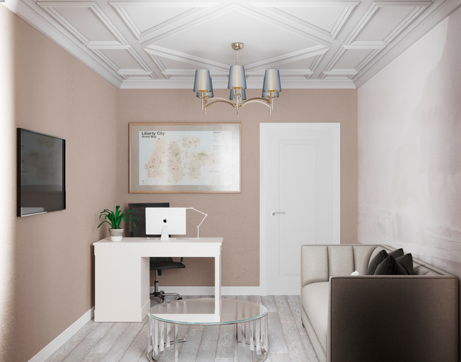 Кабинет в классическом стиле