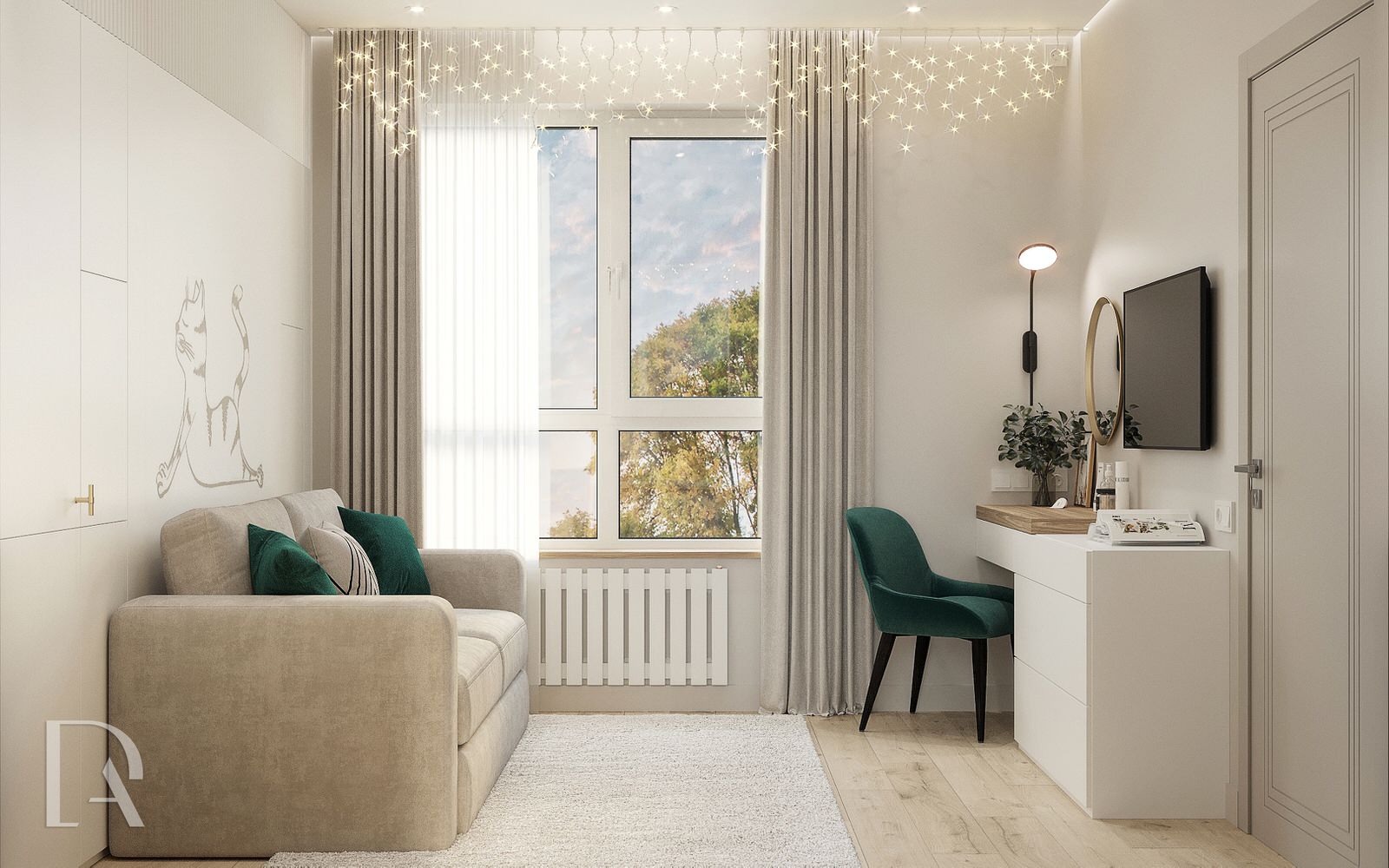 Спальня 10,9 м2