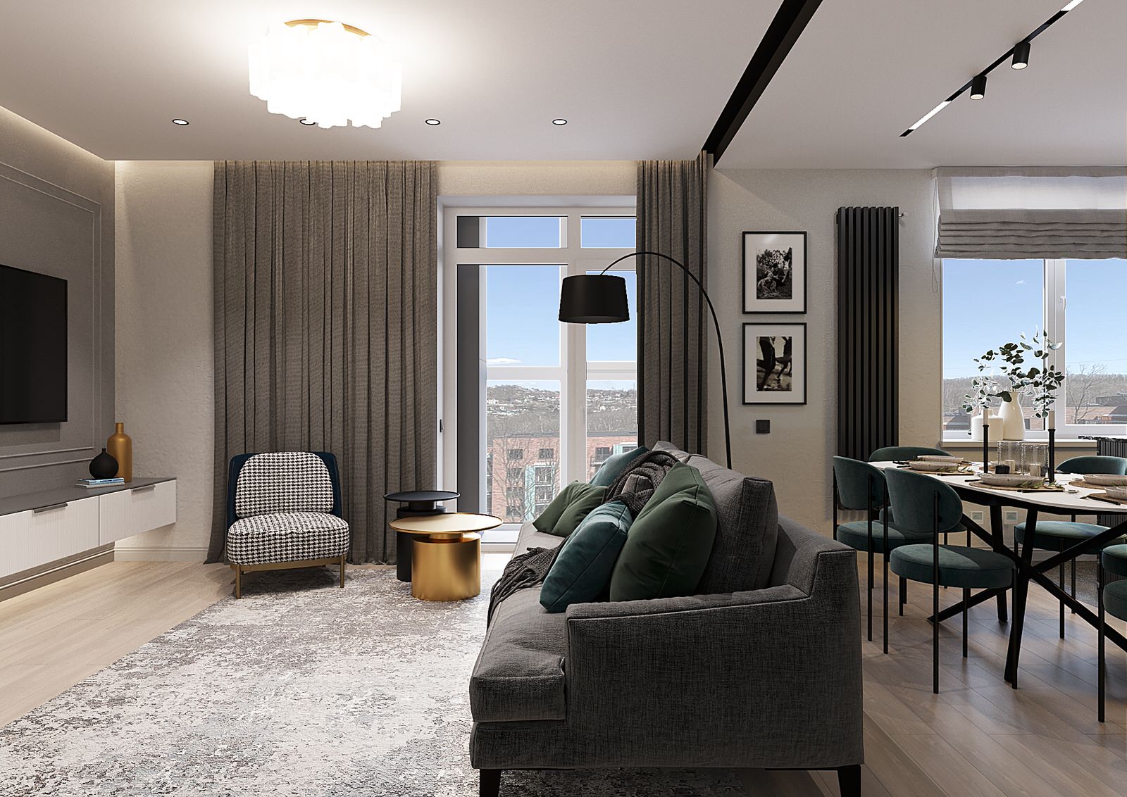 Шикарная квартира в 2 уровня