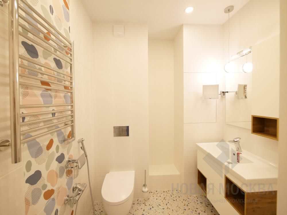 Ремонт двухкомнатной квартиры 54 кв. м в ЖК «Москвичка»