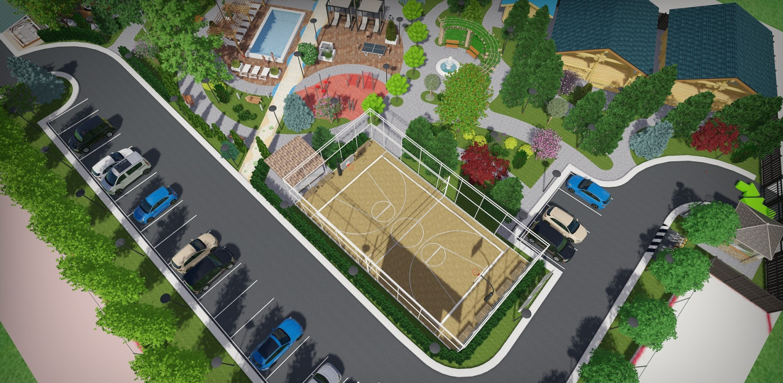 Обложка проекта: Проект гостиничного комплекса площадью 64 сотки