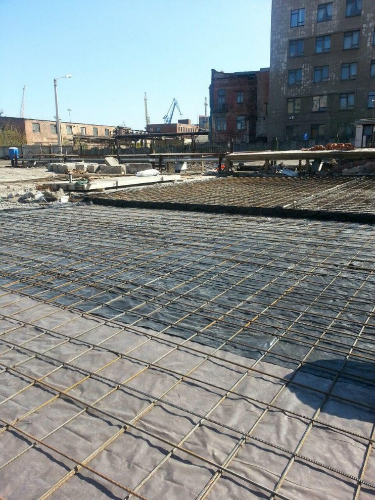 Закладка фундамента